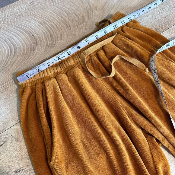Stark X Velour Jogger Set Warm Goldenrod S/M - Picture 16 of 16